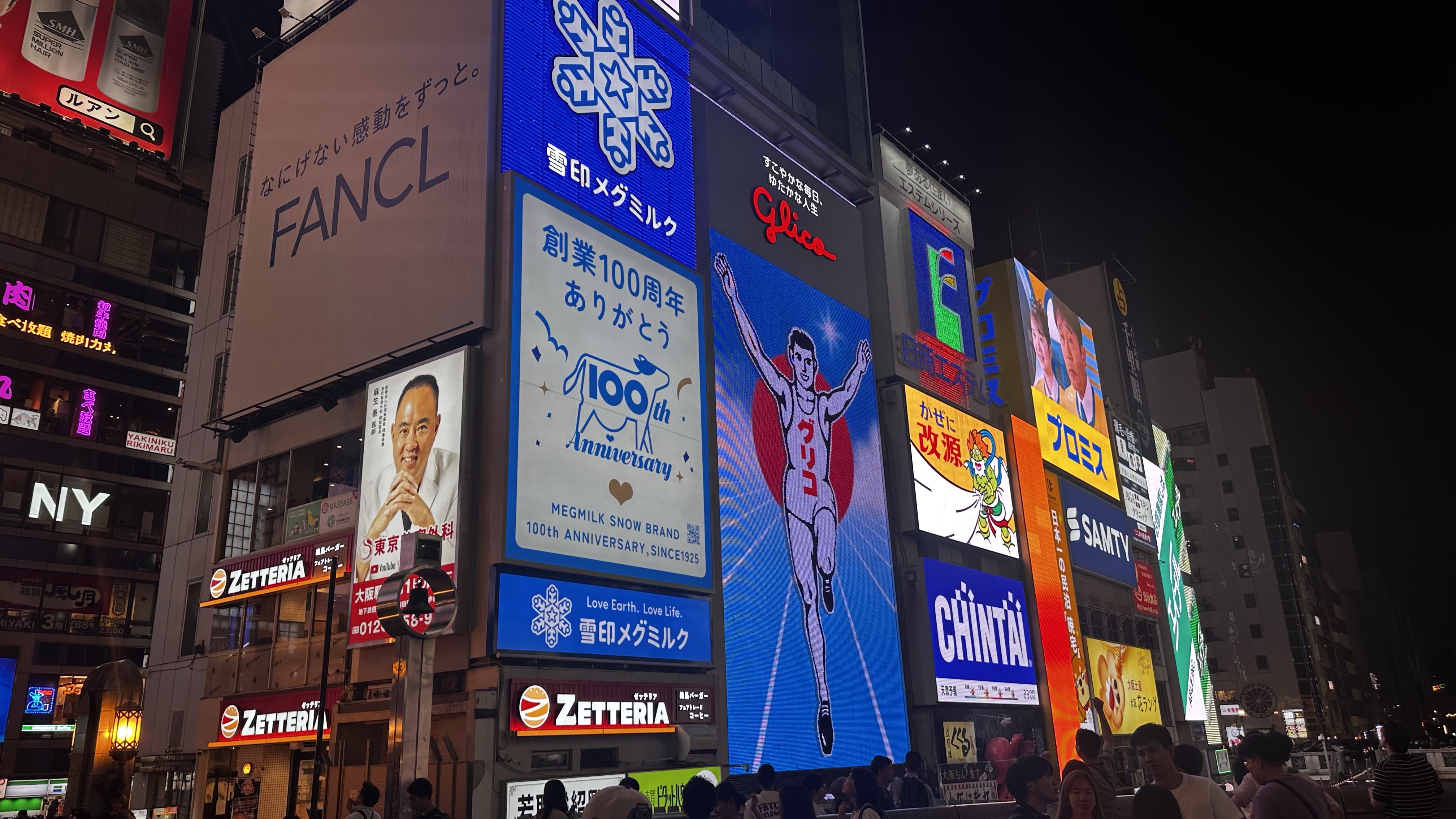 Osaka: First Touchdown in Japan